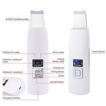 Load image into Gallery viewer, Ultrasonic Deep Face Cleaning Machine Skin Scrubber Remove Dirt Blackhead Reduce Wrinkles and spots Facial Whitening Lifting