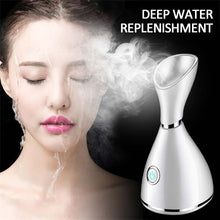 Load image into Gallery viewer, Nano Ionic Deep Cleaning Facial Cleaner Facial Hot  Steamer Face Sprayer Beauty Face Steaming Device Facial Steamer Machine
