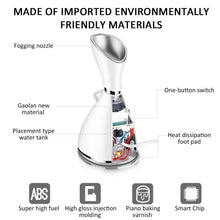 Load image into Gallery viewer, Nano Ionic Deep Cleaning Facial Cleaner Facial Hot  Steamer Face Sprayer Beauty Face Steaming Device Facial Steamer Machine
